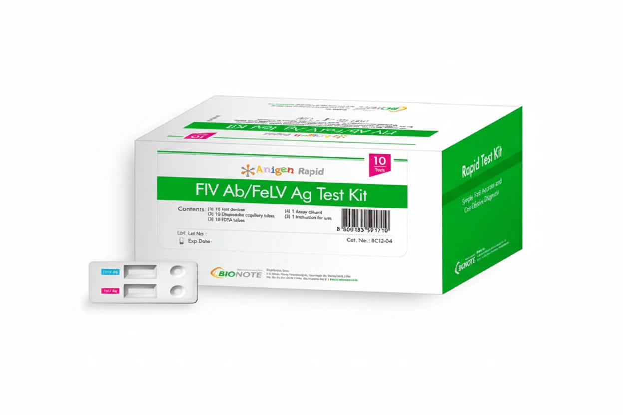 Kit prueba rápida FIV Ab/FeLV Ag